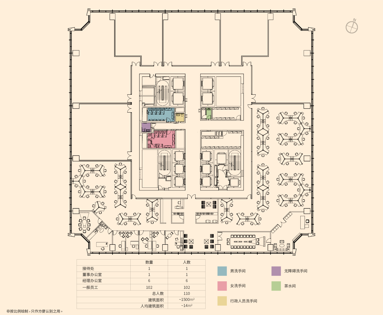 半层低密度平面布置图